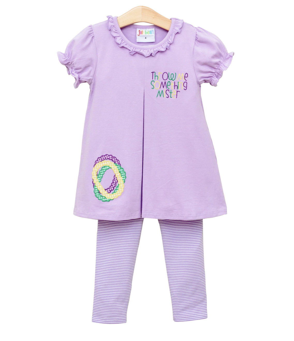 Mardi Throw Me Something Mister Legging Set