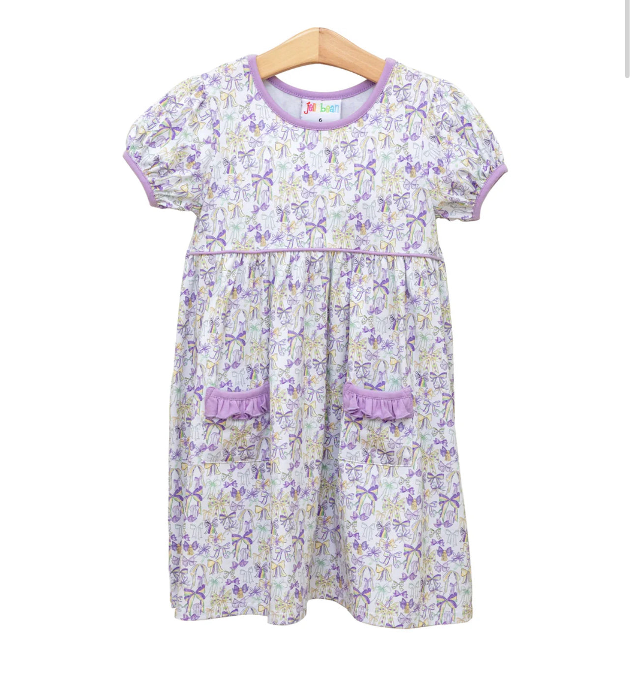 Mardi Gras Bow Dress