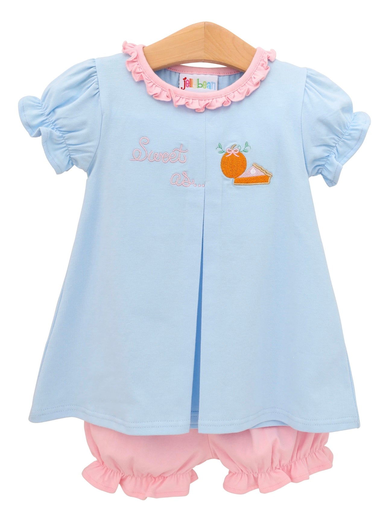 Sweet As Pumpkin Pie Pleat Bloomer Set