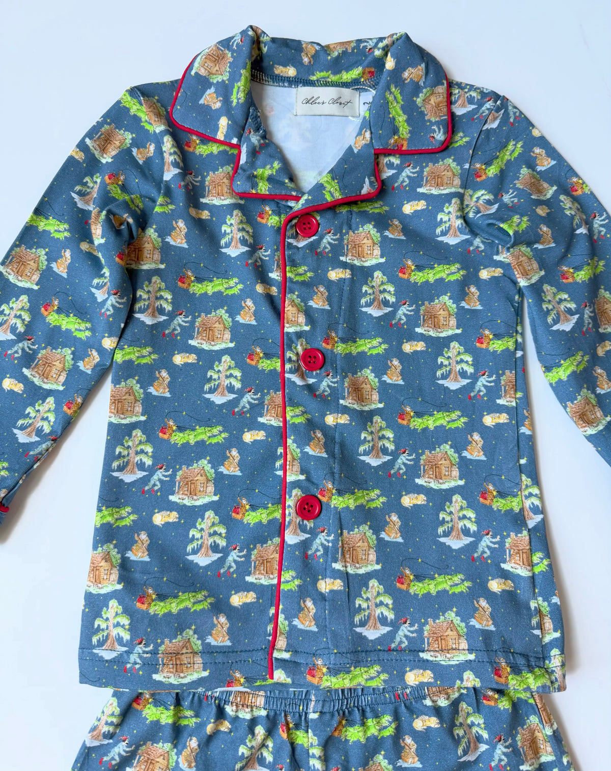 Boys Cajun Christmas PJ Set