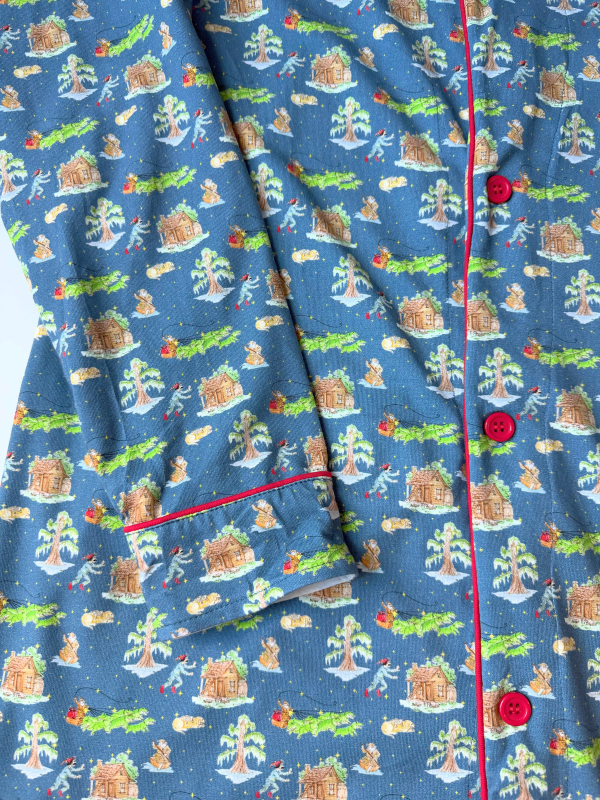 Mom Cajun Christmas PJ Nightgown
