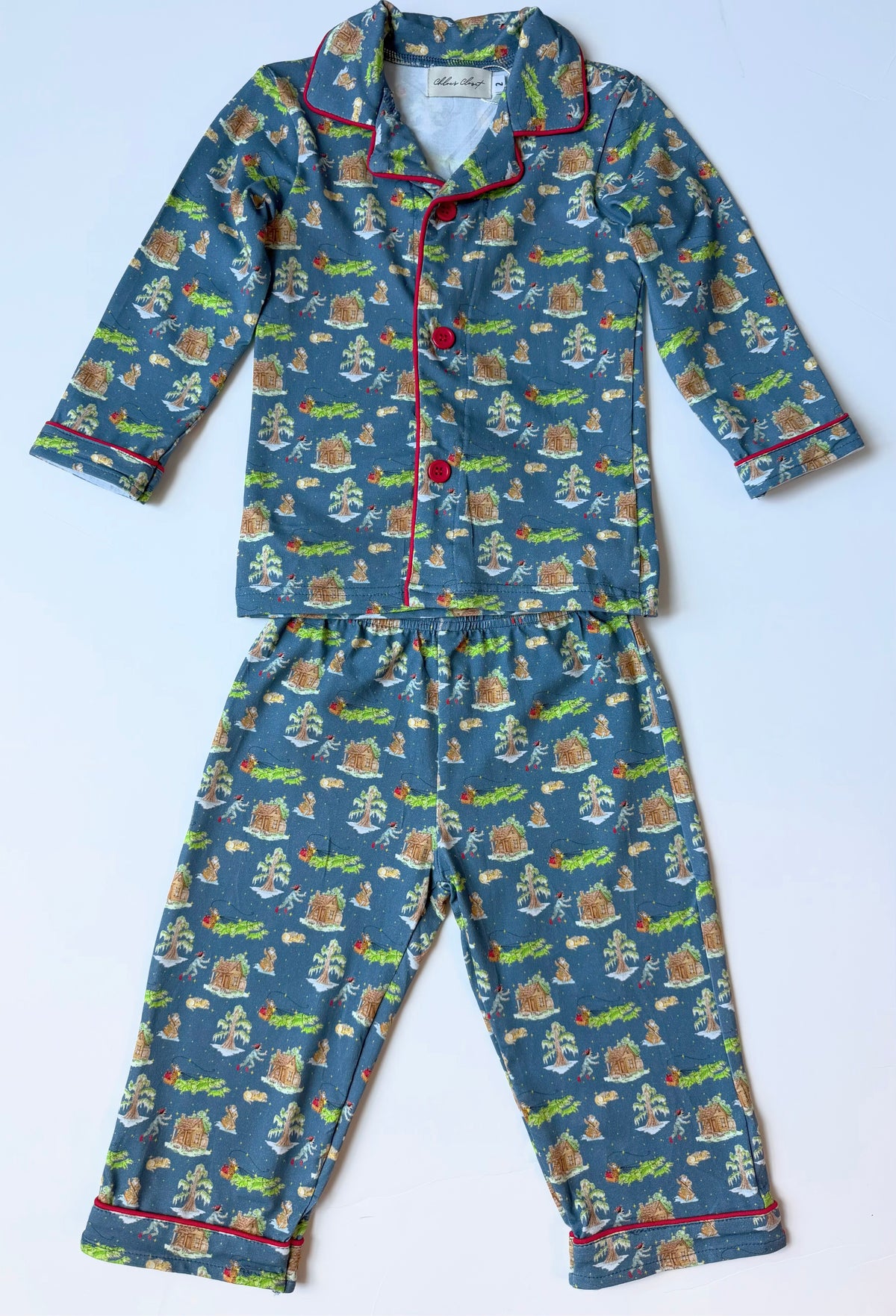 Boys Cajun Christmas PJ Set