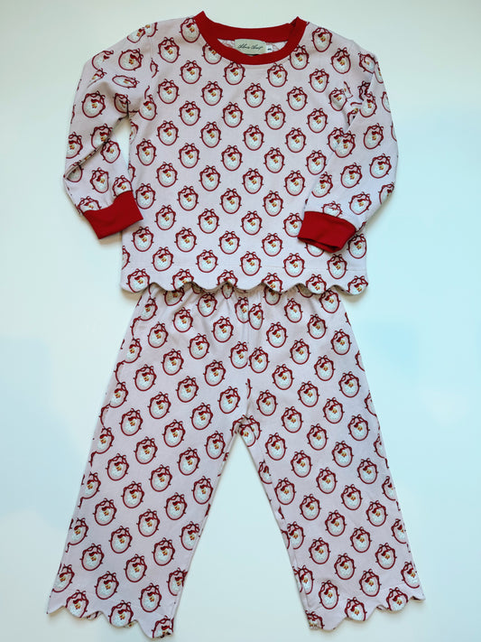 Santa Slays Scalloped Set