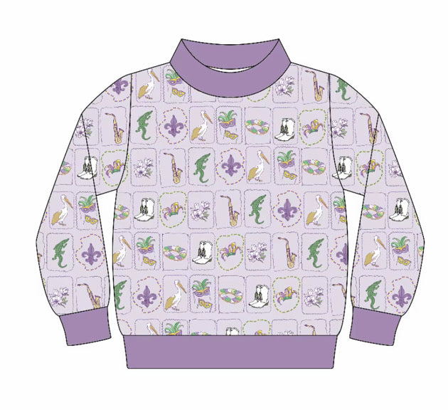 Preorder: Postcards from Mardi - Mom Mock Neck Sweater