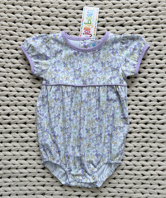 Mardi Gras Bows Bubble