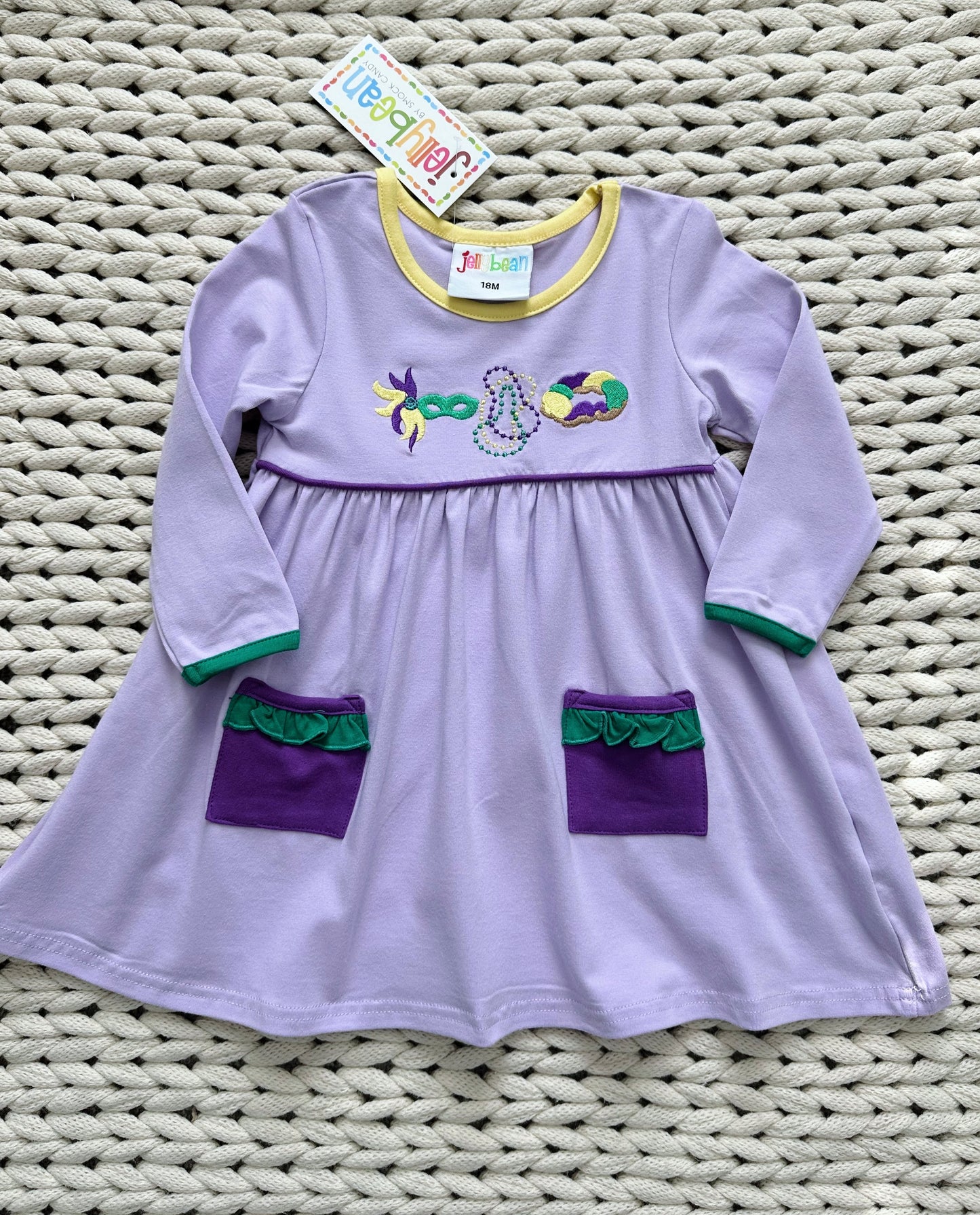 Mardi Gras Trio Dress