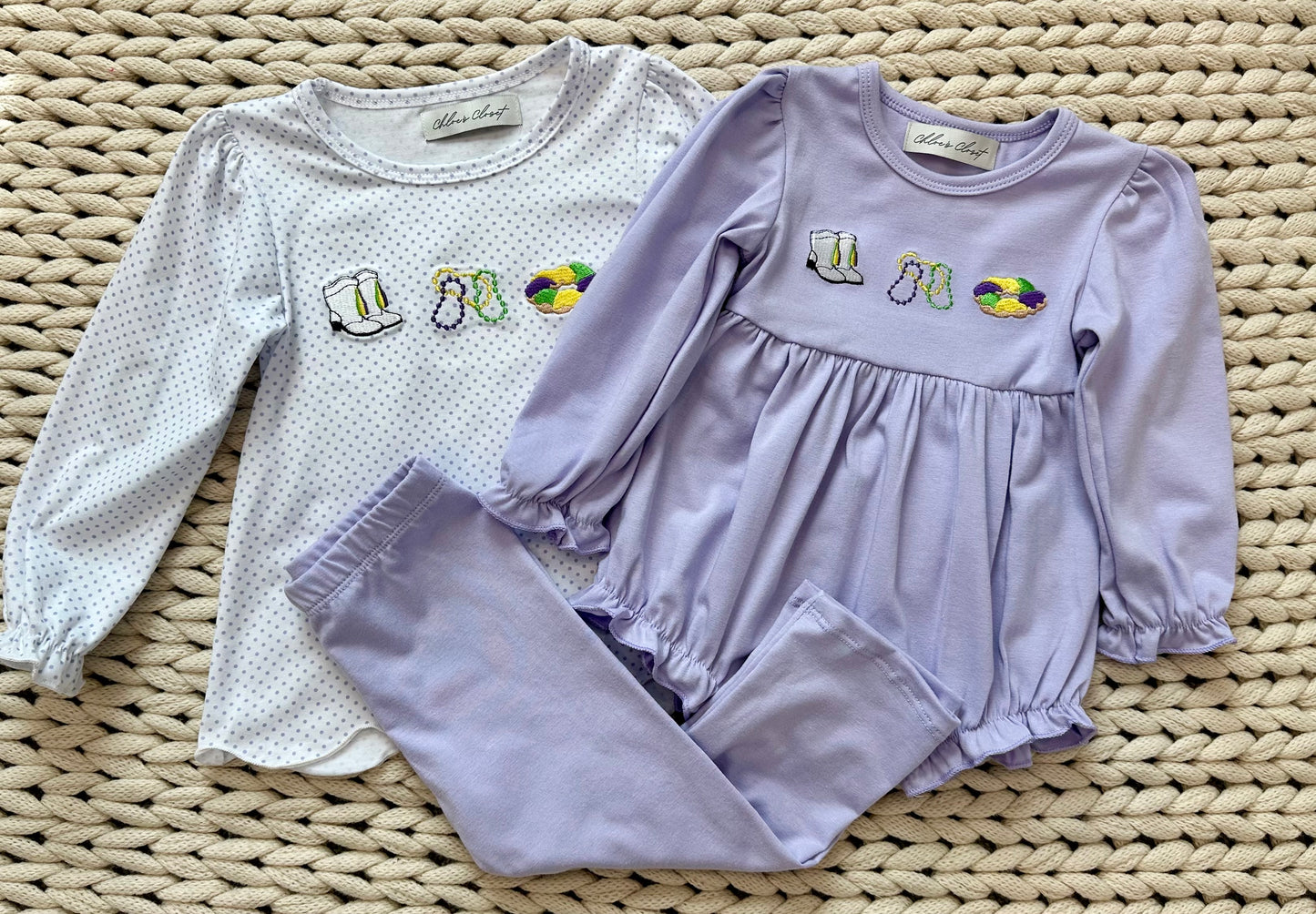 Mardi Embroidered Set