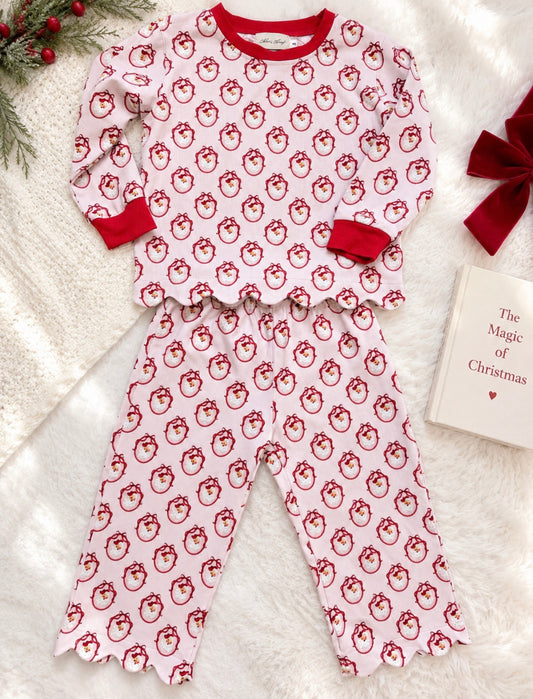 Santa Slays Scalloped Set