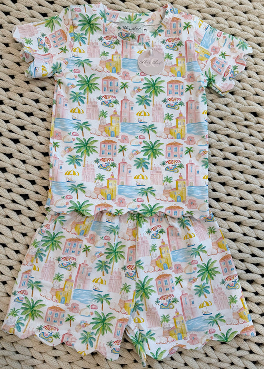 Welcome to Miami Scalloped Set