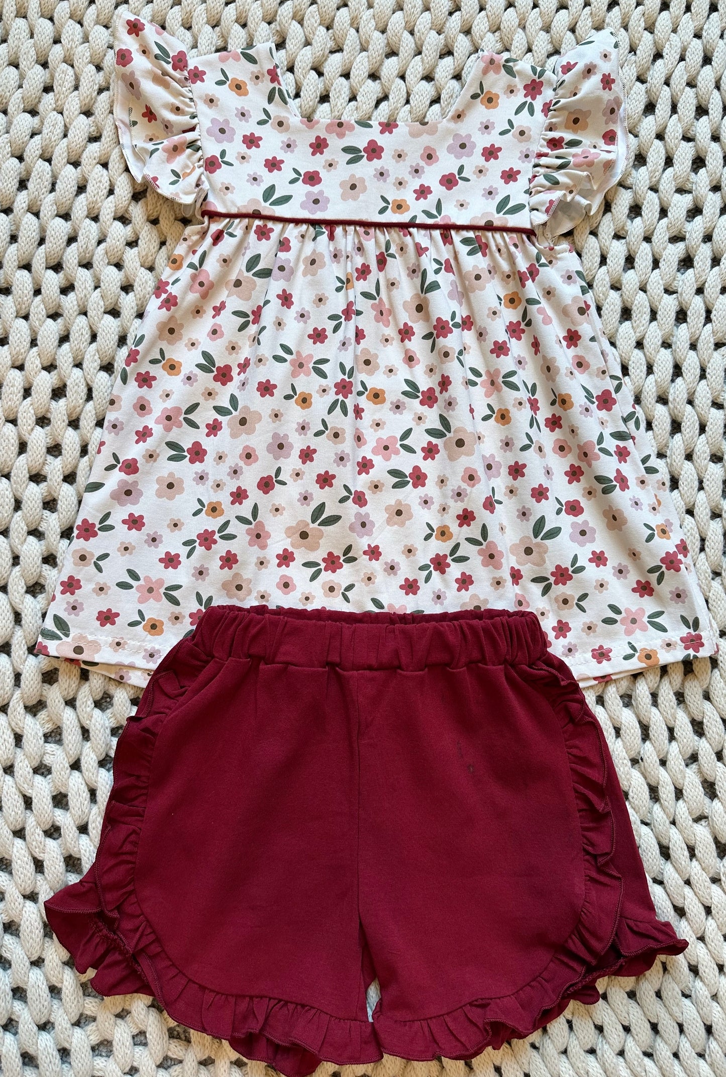 Ella’s Floral Short Set