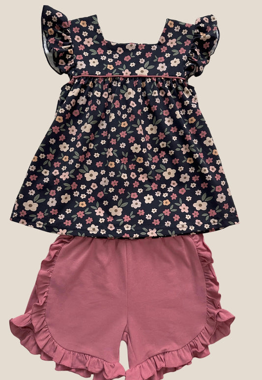 Brooke’s Floral Short Set