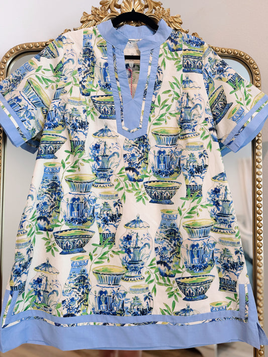 Marie Chinoiserie Dress