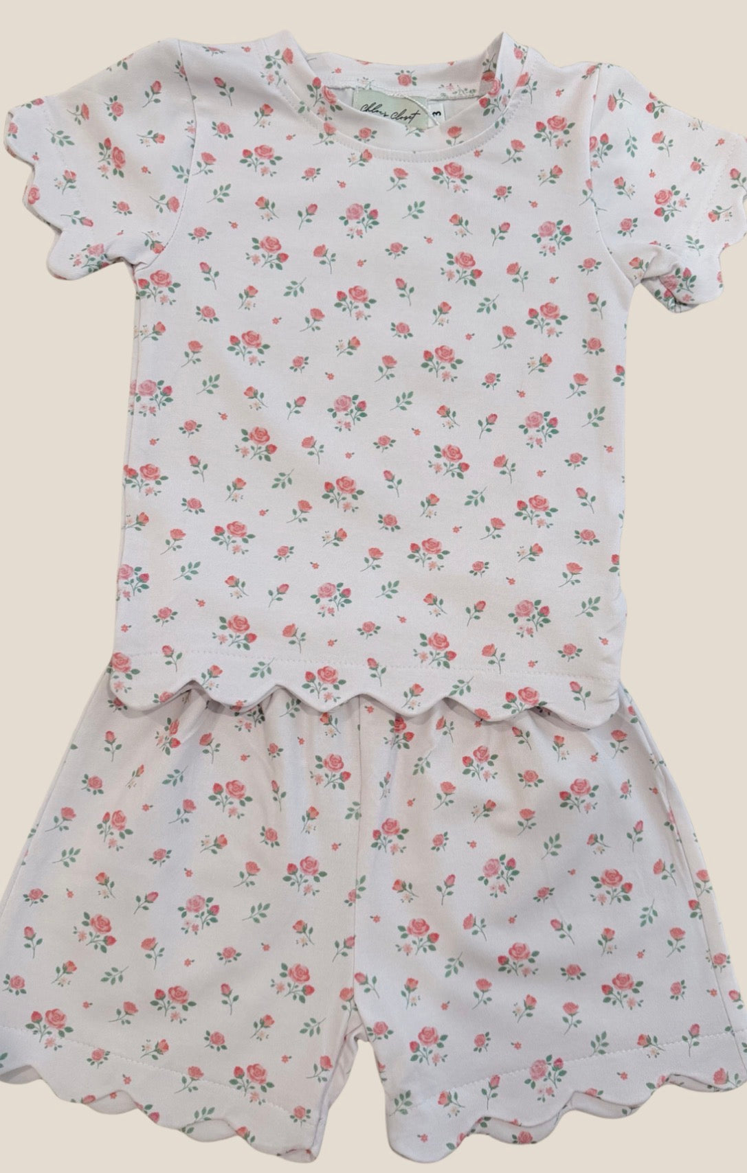 Rosie’s Pink Scalloped Set