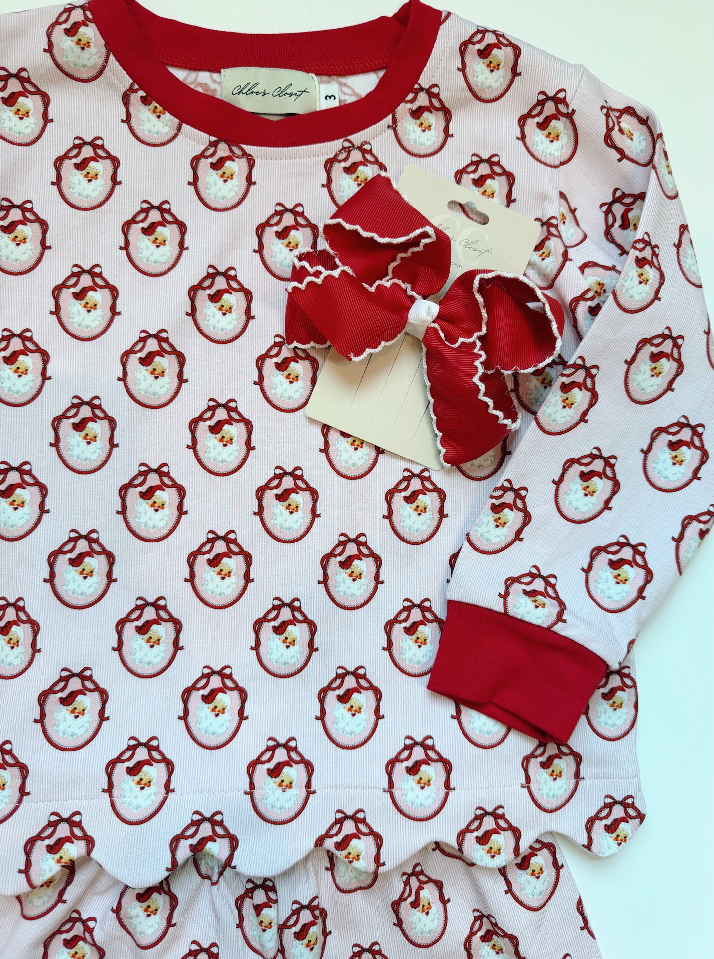 Santa Slays Scalloped Set