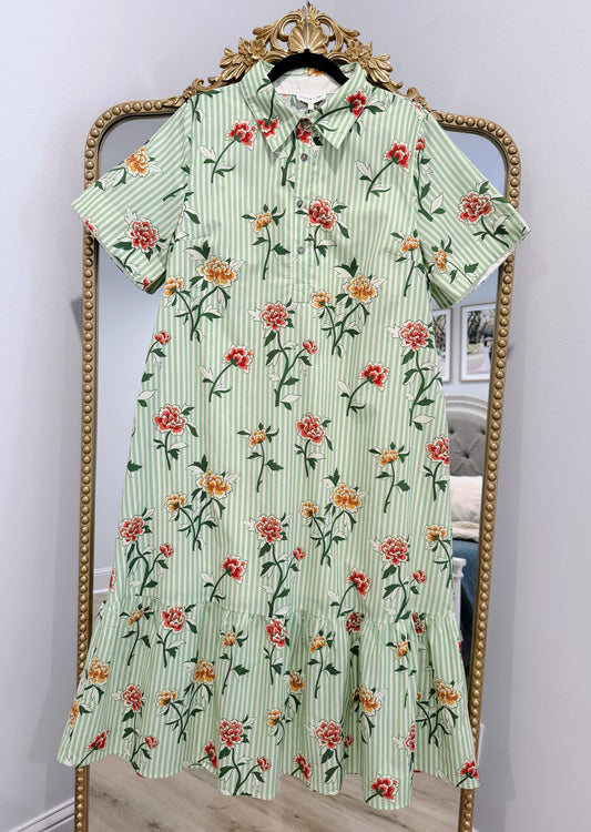 Botanical Garden Midi Dress