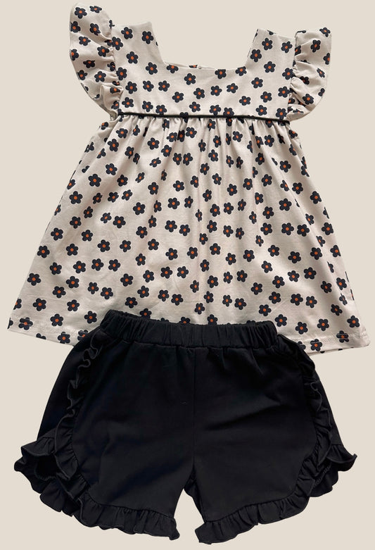 Luna’s Floral Short Set