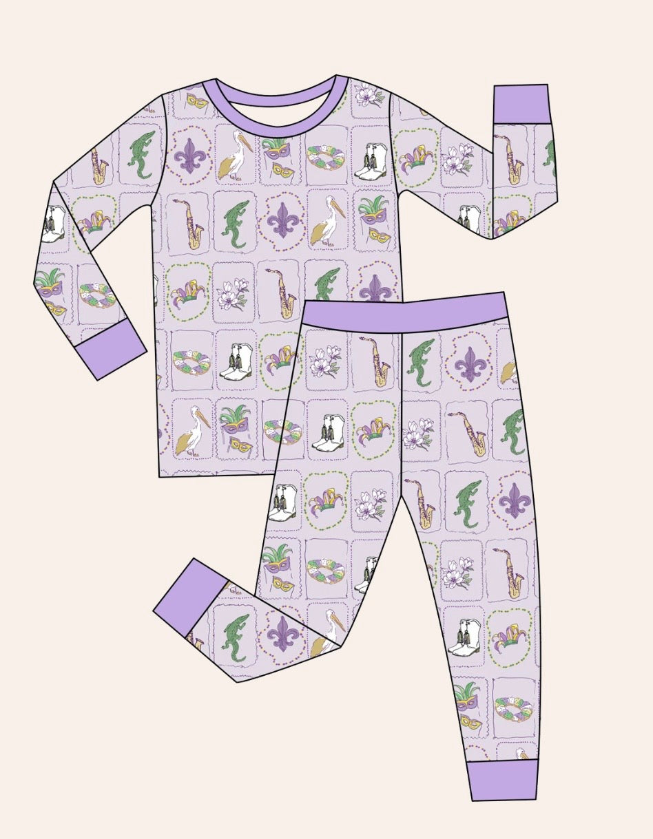 Preorder: Millie’s Mardi Two Piece PJs