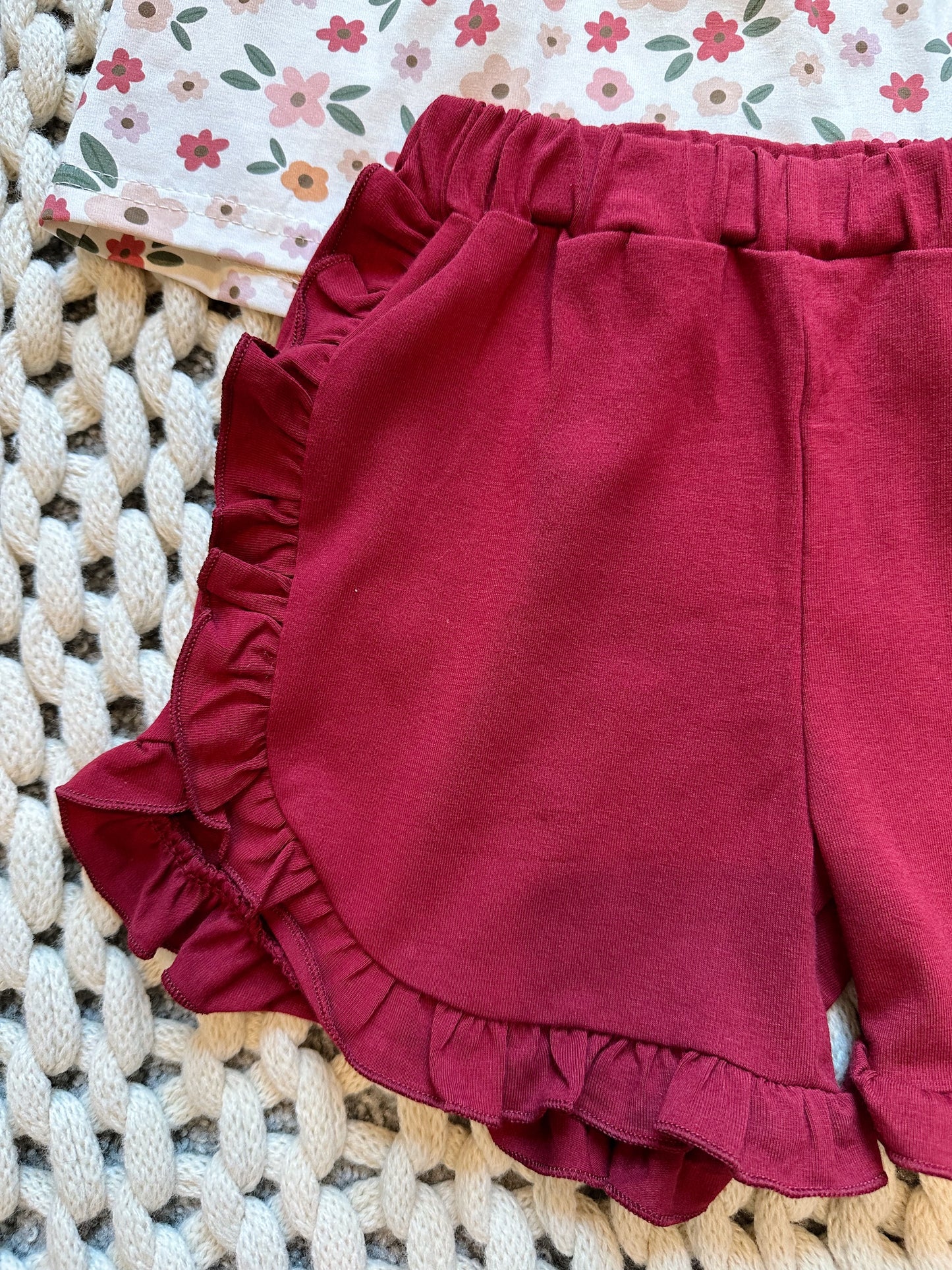 Ella’s Floral Short Set