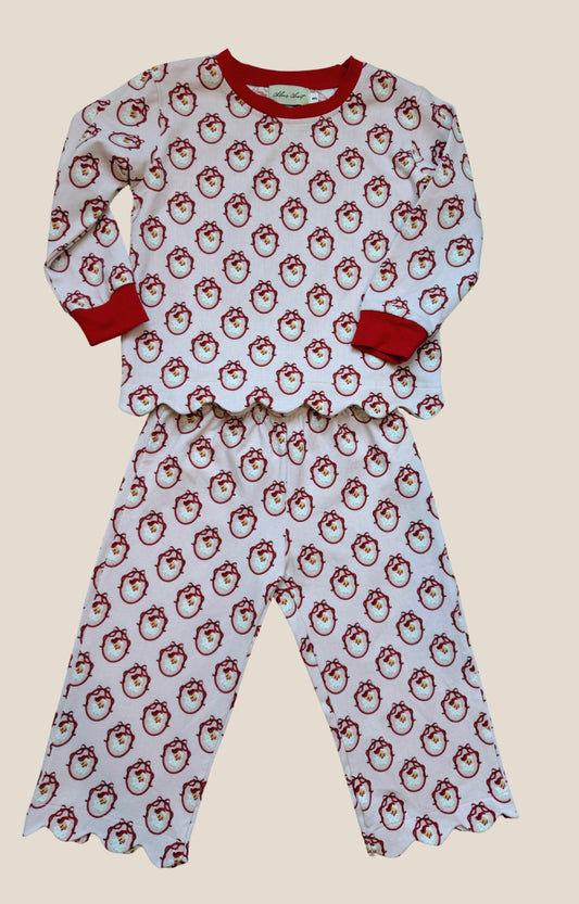 Santa Slays Scalloped Set