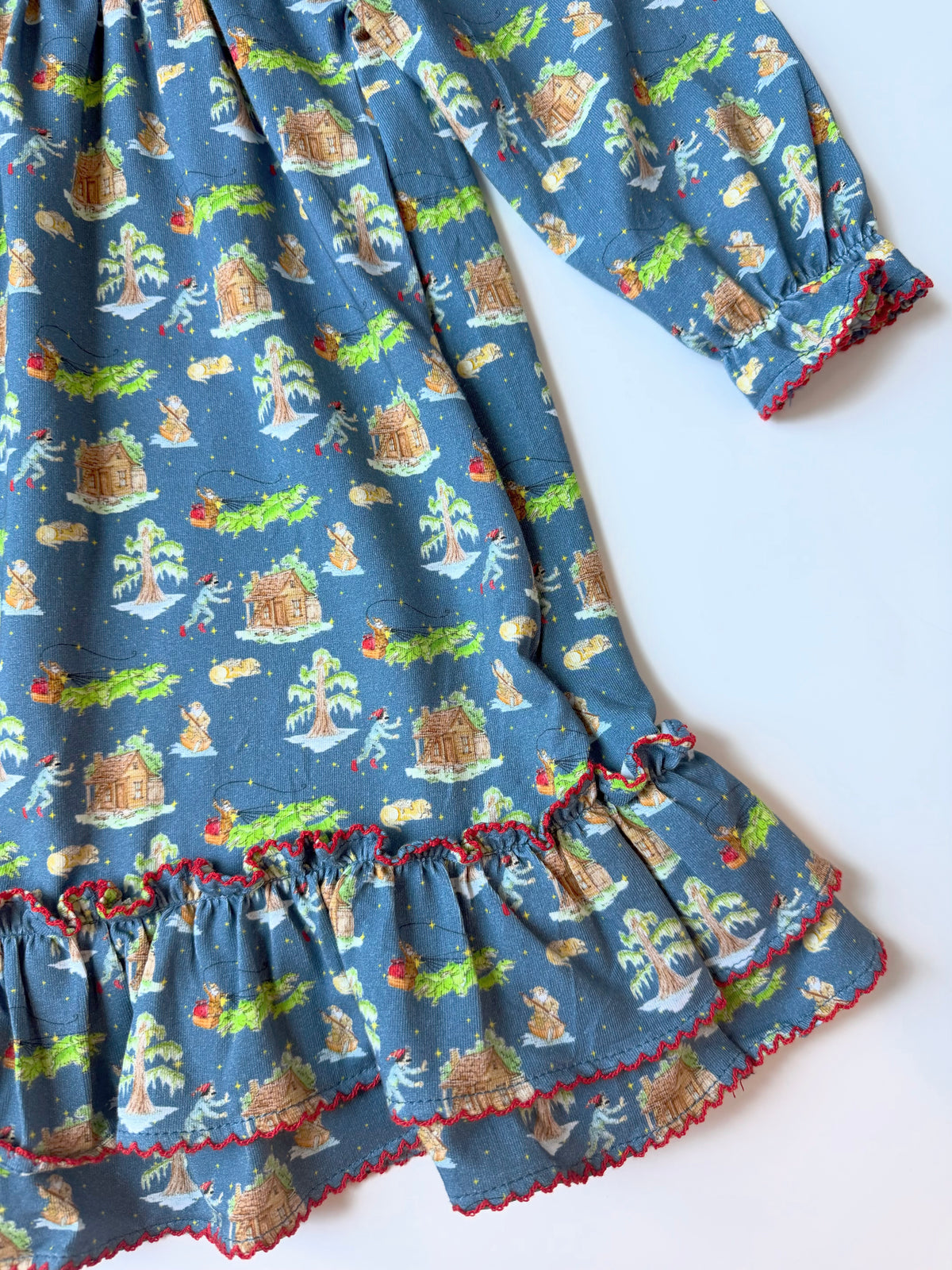 Girls Cajun Christmas PJ Nightgown